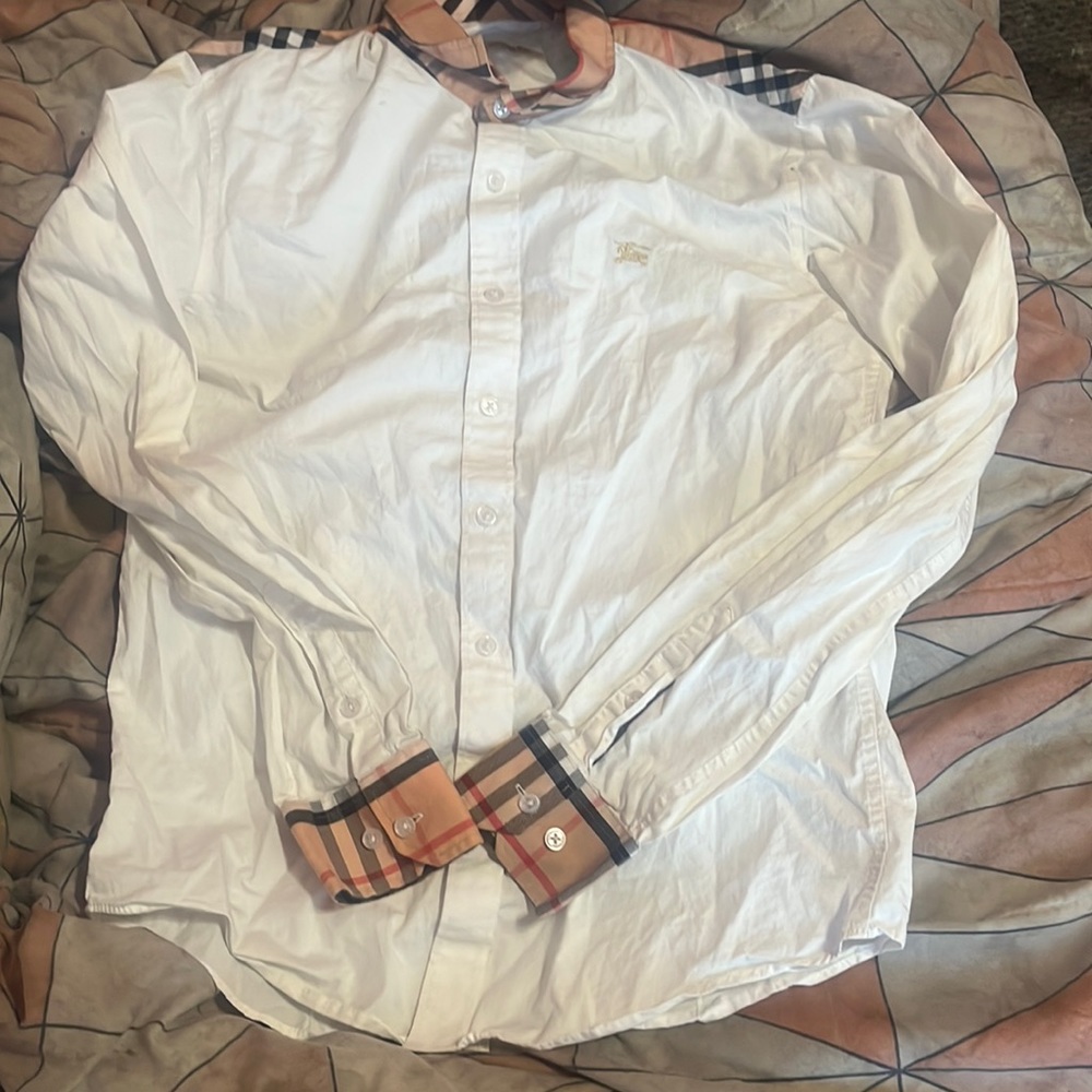 Button down Burberry shirt